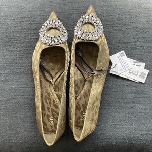 Brocade Glam Flats